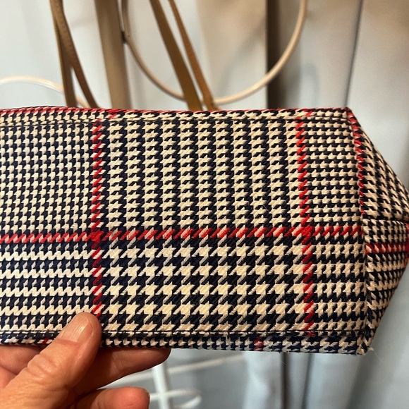 LAUREN Ralph Lauren Women's Houndstooth Classic TOTE Handbag Shoulder Bag - Picture 8 of 11